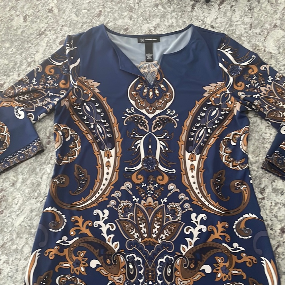 Two beautifully detailed INC 3/4 sleeve blouses
